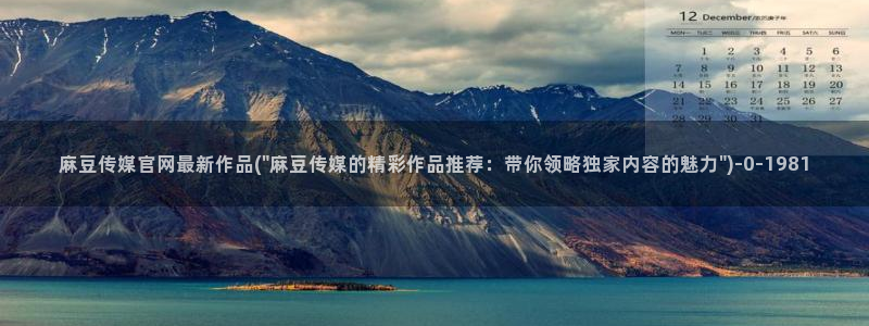 麻豆精选片单