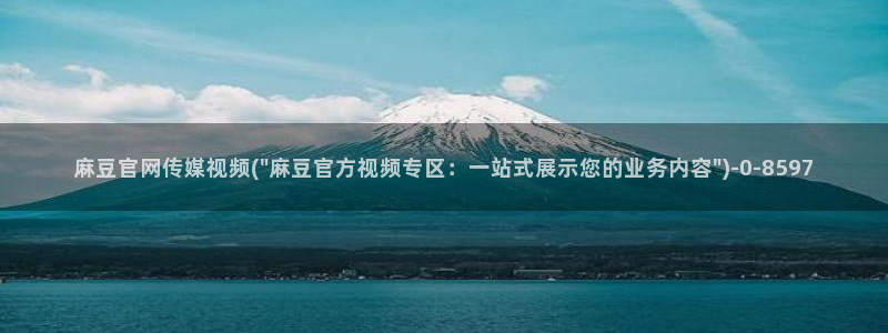 麻豆视频内容质量