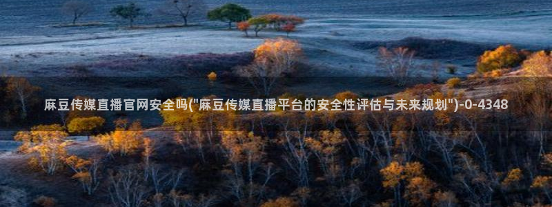 麻豆影视：麻豆传媒直播官网安全吗(\