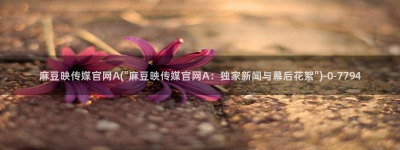 麻豆视频专题